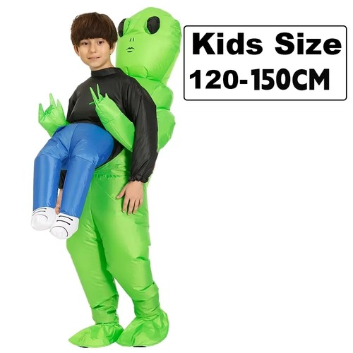 Kids inflatable green alien - inflatable,