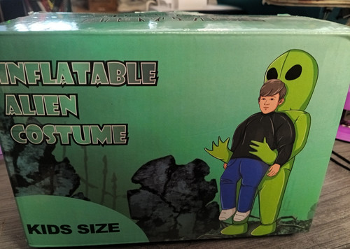 Kids inflatable alien - kids,