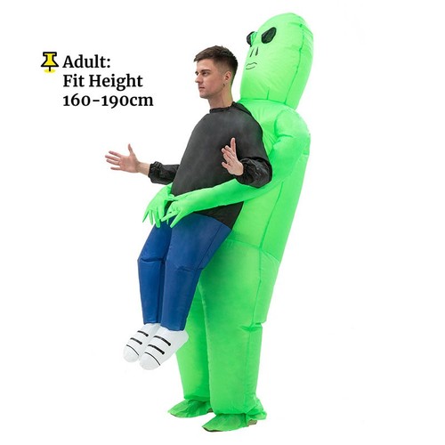 Inflatable alien costume adult - inflatable,