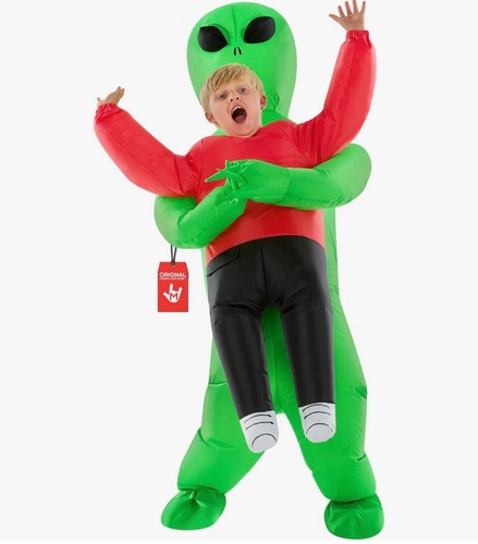 Kids inflatable alien costume - inflatable,