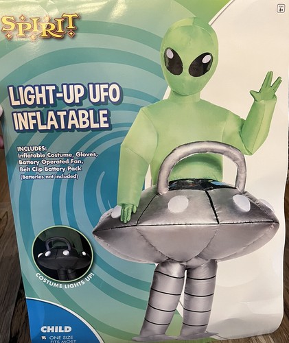 Light ufo alien - up,