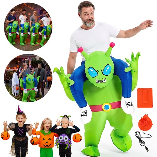 Adult inflatable green - adult, alien