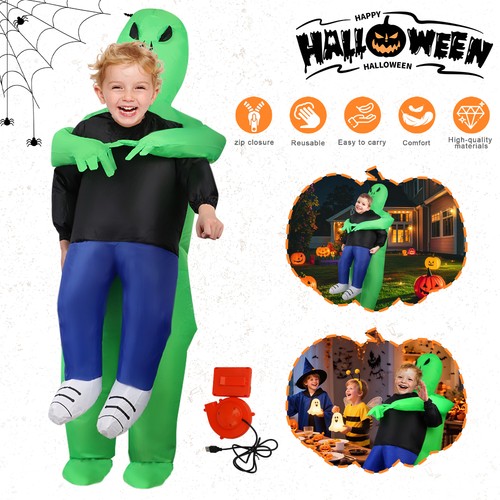 Alien inflatable costume kids - costume,