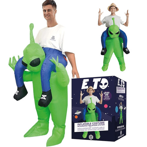 Halloween alien inflatable - halloween,