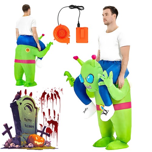 Halloween green alien - green,