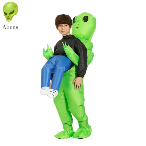 Alien inflatable costume scary - costume,