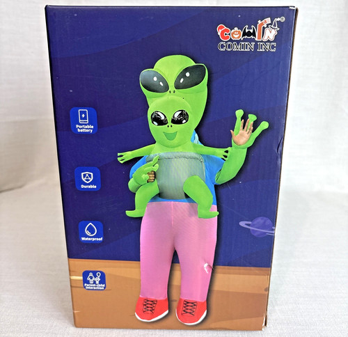 Green alien inflatable - inflatable, costume