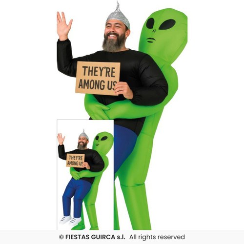 Inflatable alien costume - alien,