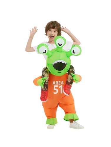 Halloween inflatable alien - halloween,
