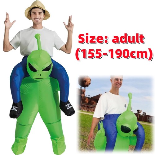 Inflatable green alien - inflatable,