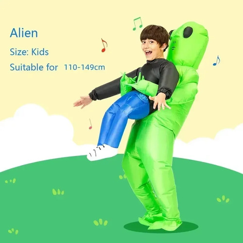 Halloween alien inflatable - halloween,