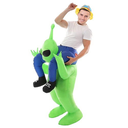 Alien kidnapping inflatable - alien,