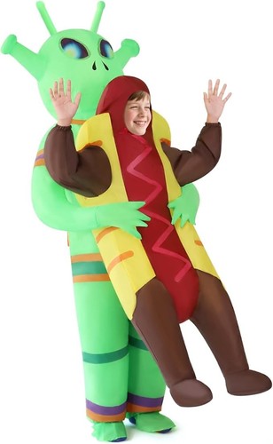 Inflatable alien costume - alien,